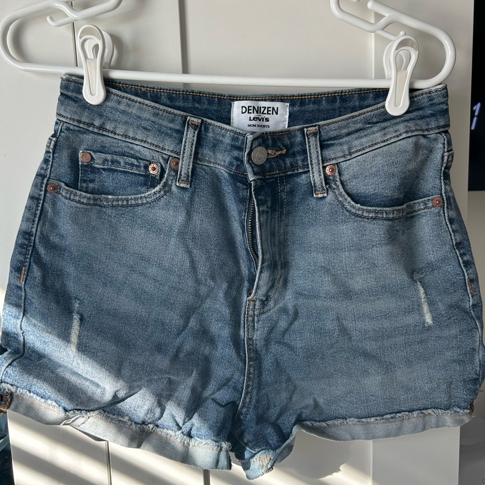 Women's Blue Denim Shorts